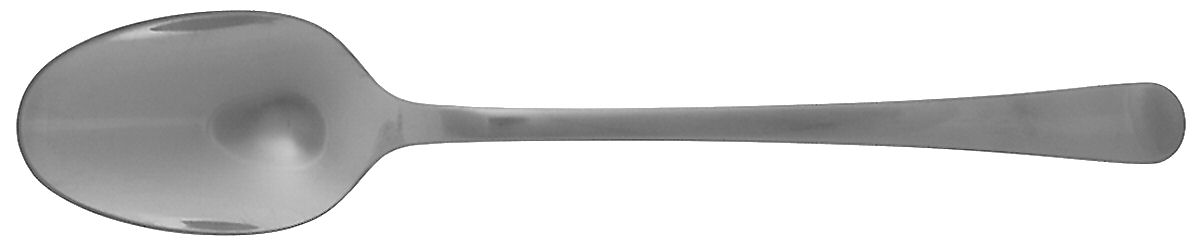 Copenhagen (Stainless) Small Solid Serving Spoon by Georg Jensen (Denmark)-1