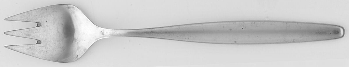 Cypress (Sterling, 1954) Cocktail/Seafood Fork by Georg Jensen (Denmark)-1