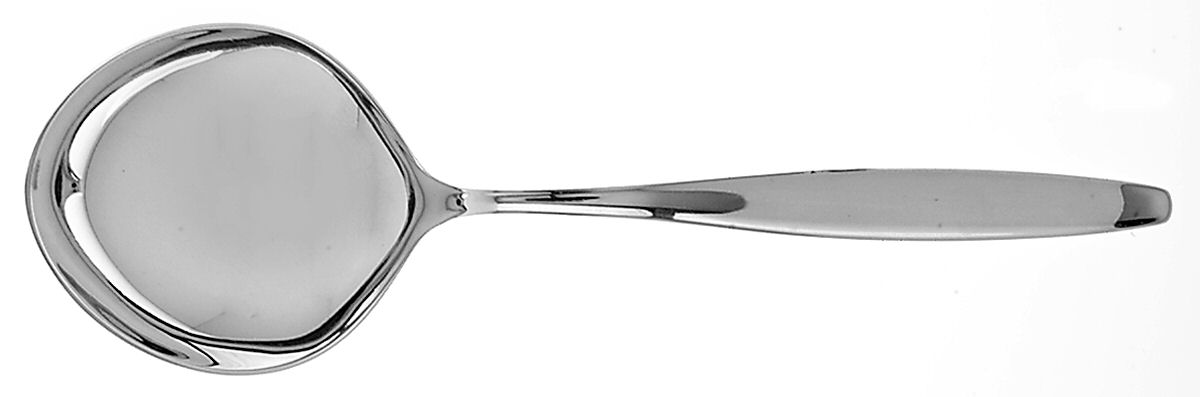 Cypress (Sterling, 1954) Large Solid Serving Spoon by Georg Jensen (Denmark)-1