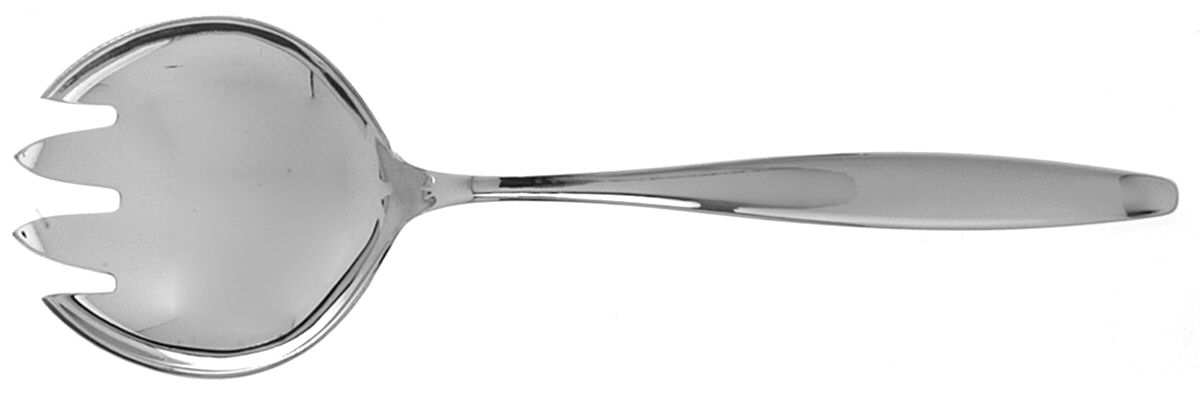 Cypress (Sterling, 1954) Small Solid Serving Fork by Georg Jensen (Denmark)-1