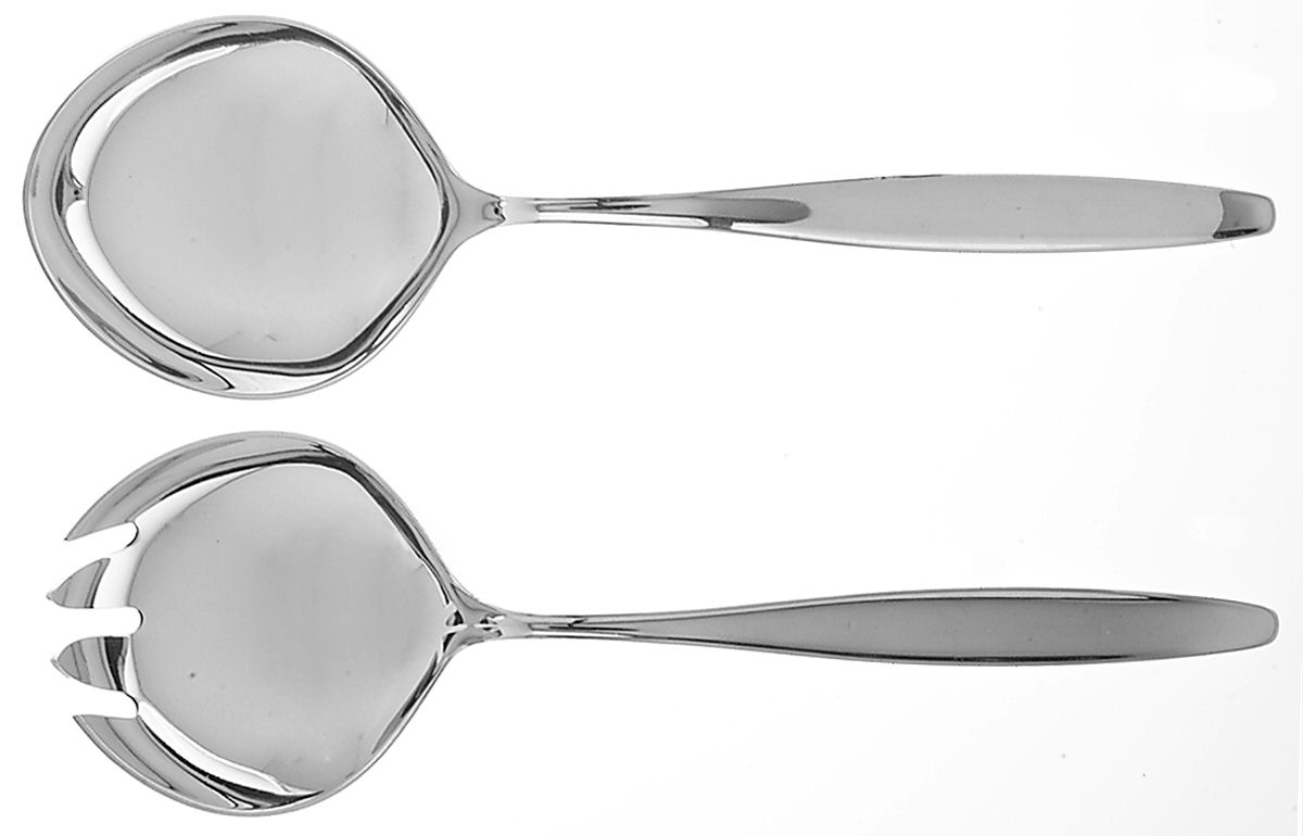 Cypress (Sterling, 1954) Large Solid Serving Set by Georg Jensen (Denmark)-1