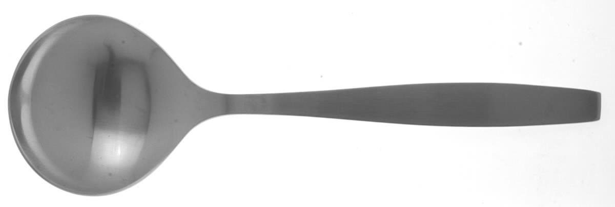 Holiday I (Stainless) Solid Serving Spoon by Georg Jensen (Denmark)-1