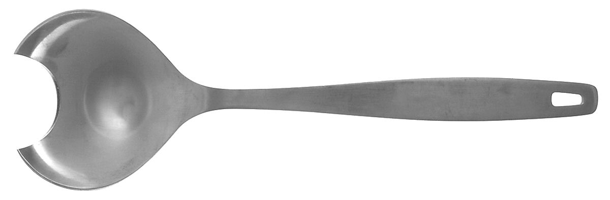 Holiday II (Stainless) Solid Salad Serving Fork by Georg Jensen (Denmark)-1