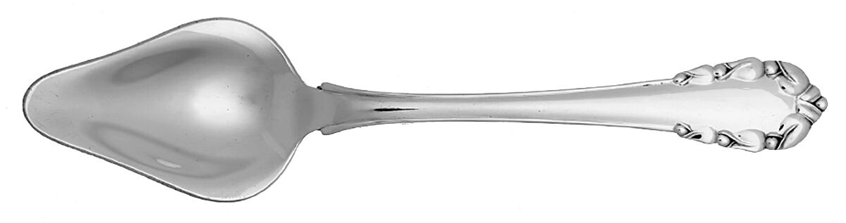 Lily of The Valley-Rose (Sterling) Individual Grapefruit Spoon by Georg Jensen (Denmark)-1