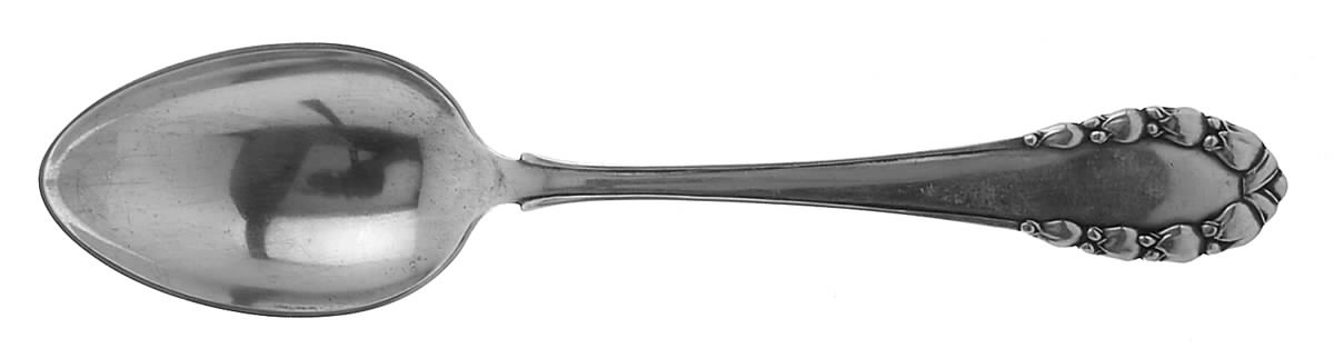 Lily of The Valley-Rose (Sterling) European Place/Oval Soup Spoon by Georg Jensen (Denmark)-1