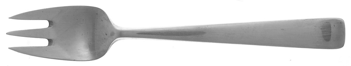 Margrethe (Sterling, 1965) Small Individual Solid Fish/Salad Fork by Georg Jensen (Denmark)-1