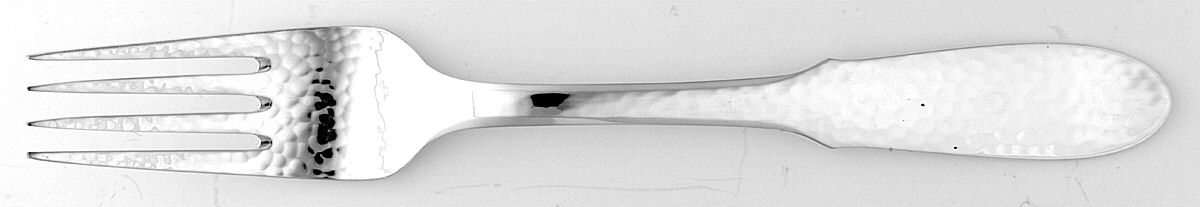 Mermaid (Silverplate) Fork by Georg Jensen (Denmark)-1