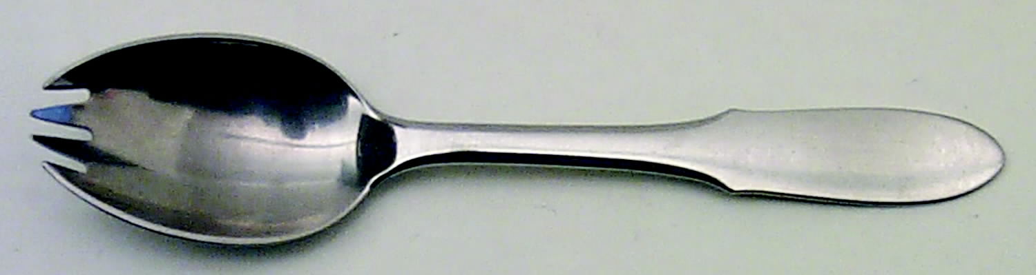 Mitra (Stainless) Ice Cream Fork by Georg Jensen (Denmark)-1