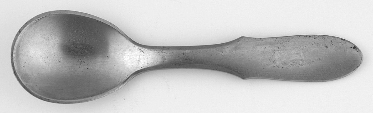 Mitra (Stainless) Individual Salt Spoon by Georg Jensen (Denmark)-1