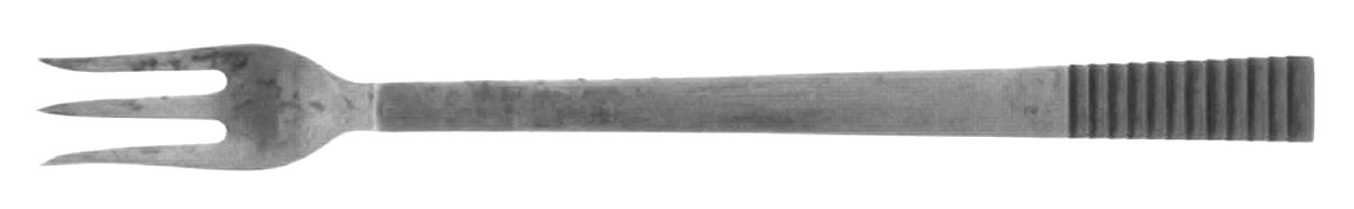 Parallel (Sterling, 1931) Oyster Fork by Georg Jensen (Denmark)-1