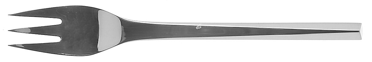 Prism (Stainless) Large Individual Solid Fish/Salad Fork by Georg Jensen (Denmark)-1