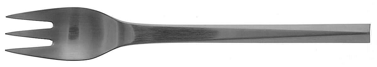 Prism (Stainless) Pastry Fork by Georg Jensen (Denmark)-1