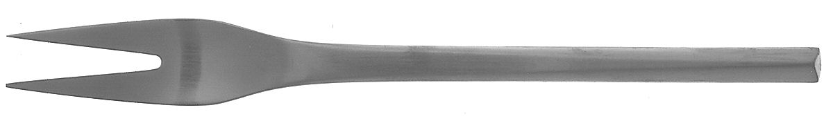 Prism (Stainless) Small 2-Tine Cold Meat Serving Fork by Georg Jensen (Denmark)-1