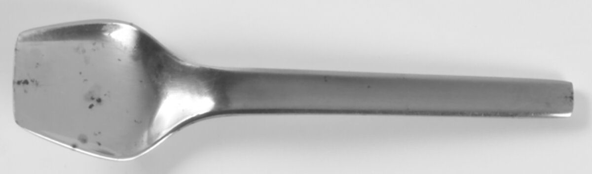Tanaquil (Stainless) Individual Salt Spoon by Georg Jensen (Denmark)-1