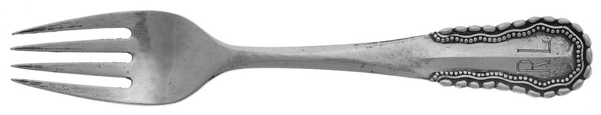 Viking (Sterling, 1927) Youth Fork by Georg Jensen (Denmark)-1