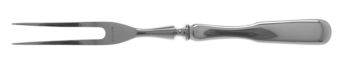 Chino (Sterling, 1932) Small Steak Carving Fork with Stainless Prongs by George C Erickson-1