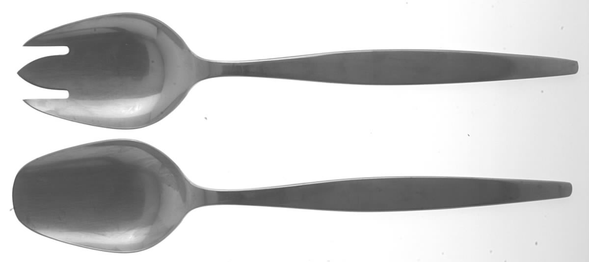 Focus (Stainless) (2 Pc) Solid Salad Set by Gense-1