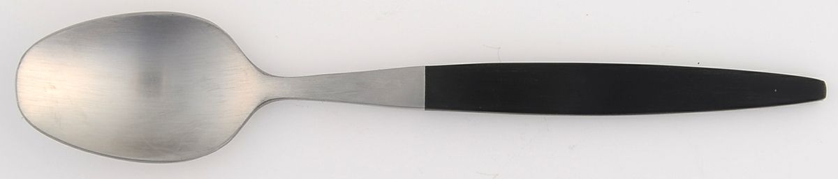 Focus Deluxe-Black (Stainless) Five O'Clock Teaspoon by Gense-1