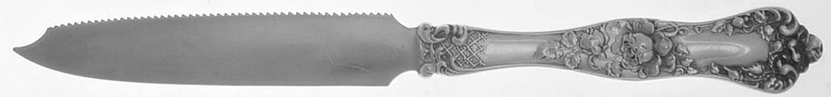 American Beauty (Sterling, 1896) Individual Orange Knife, Solid Piece by George W Shiebler-1