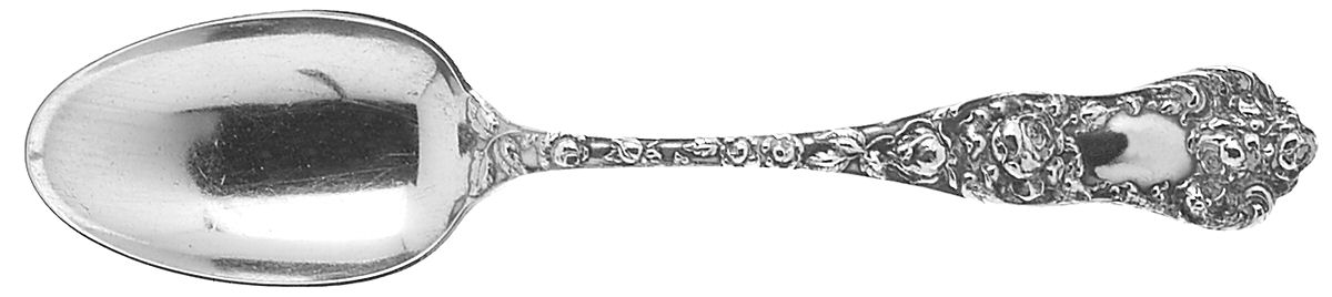 American Beauty (Sterling, 1896) Dessert/Oval Soup Spoon by George W Shiebler-1
