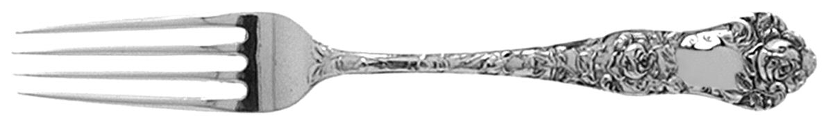 American Beauty (Sterling, 1896) Solid Youth Tea Fork by George W Shiebler-1