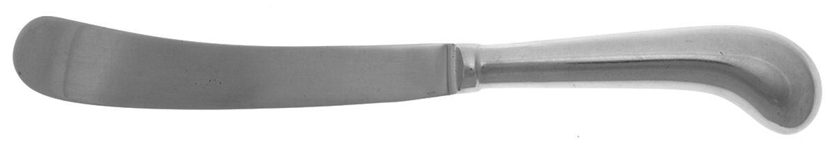 English Tip (Stainless) Old French Hollow Pistol Knife by Gentry Silver-1