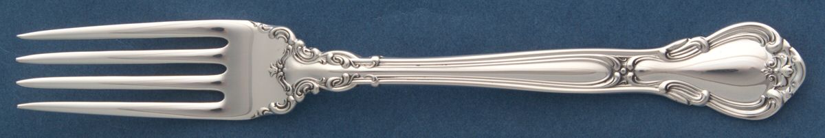 Chantilly (Sterling, 1895, Lion-Anchor-G, No Mono) Fork by Gorham Silver-1