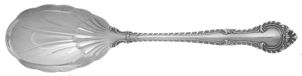 English Gadroon (Sterling, 1939, No Monos) Sugar Shell Spoon by Gorham Silver-1