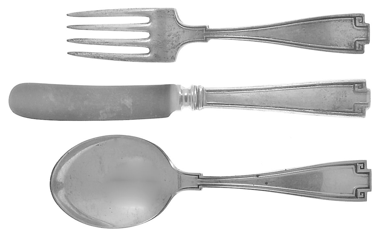 Etruscan (Sterling, 1913) BABY SET-3PC (BF,BS & BK) by Gorham Silver-1