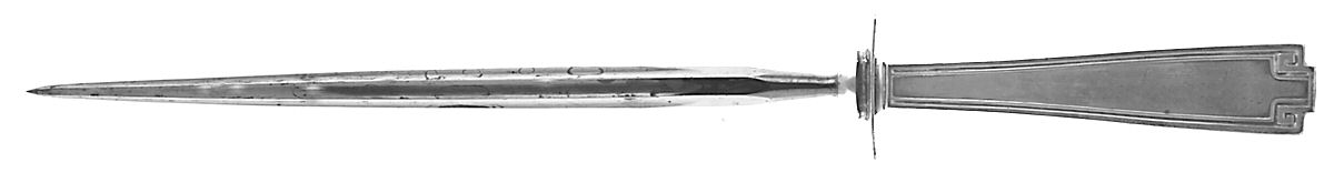 Etruscan (Sterling, 1913) Large Roast Steel Rod Knife Sharpener by Gorham Silver-1