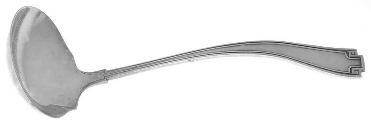 Etruscan (Sterling, 1913) Solid Gravy Ladle by Gorham Silver-1