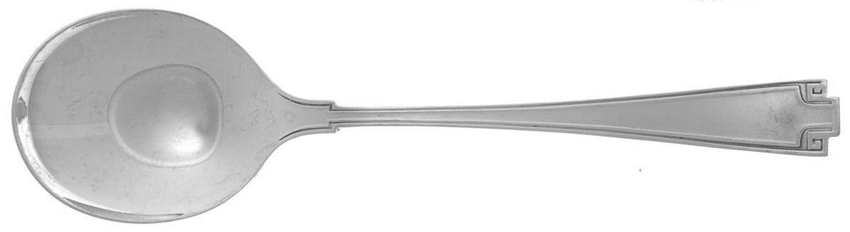 Etruscan (Sterling, 1913) Round Bowl Soup Spoon (Cream Soup) by Gorham Silver-1