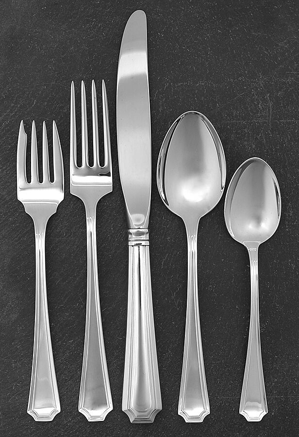 Fairfax (Sterling, 1910, No Monograms) 40  Piece Estate Set by Gorham Silver-1