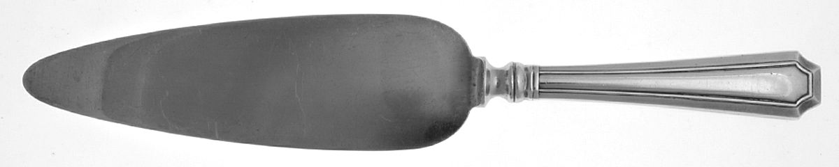 Fairfax (Sterling, 1910, No Monograms) Pie Server with Silverplate Blade by Gorham Silver-1