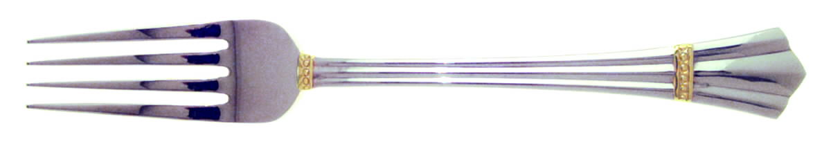 Golden Danube (Stainless) Fork by Gorham Silver-1