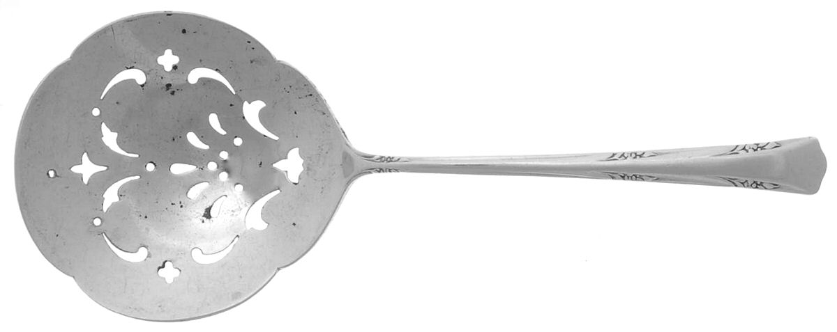 Greenbrier (Sterling, 1938, No Monos) Solid Bon Bon Spoon by Gorham Silver-1