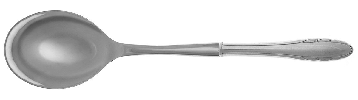 Lyric (Sterling, 1940, No Monos) Salad Serving Spoon with Stainless Bowl HC by Gorham Silver-1