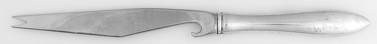 Mothers-Old (Sterling, 1875) Hollow Handle Bar Knife by Gorham Silver-1
