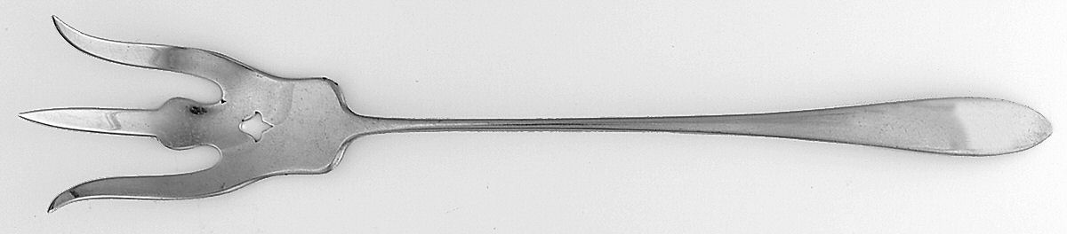 Mothers-Old (Sterling, 1875) Large Lettuce Serving Fork by Gorham Silver-1