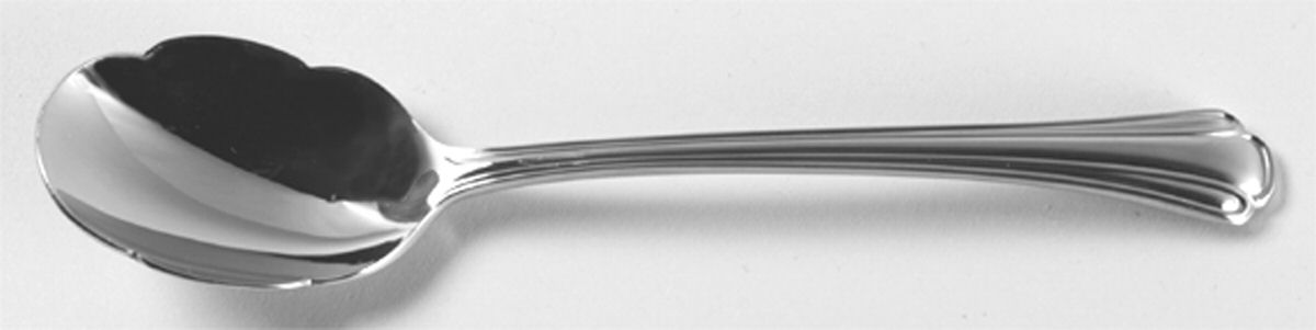 Nouveau (Stainless) Sugar Shell Spoon by Gorham Silver-1