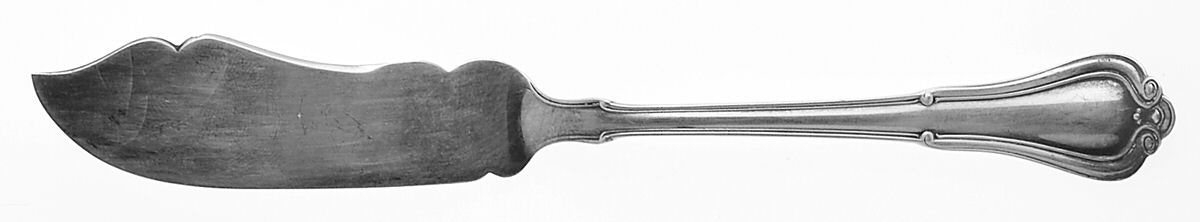 Norfolk-Villa Norfolk (Sterling) Individual Solid Fish Knife by Gorham Silver-1