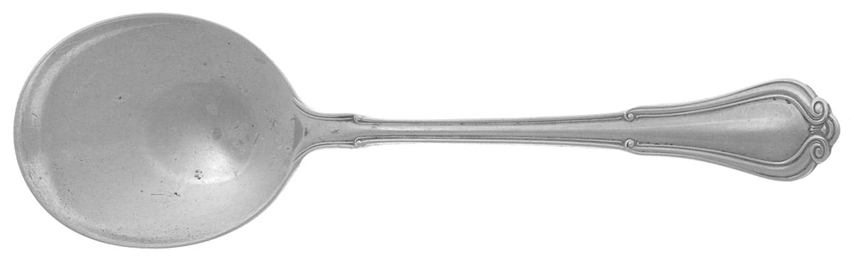 Norfolk-Villa Norfolk (Sterling) Round Bowl Soup Spoon (Cream Soup) by Gorham Silver-1
