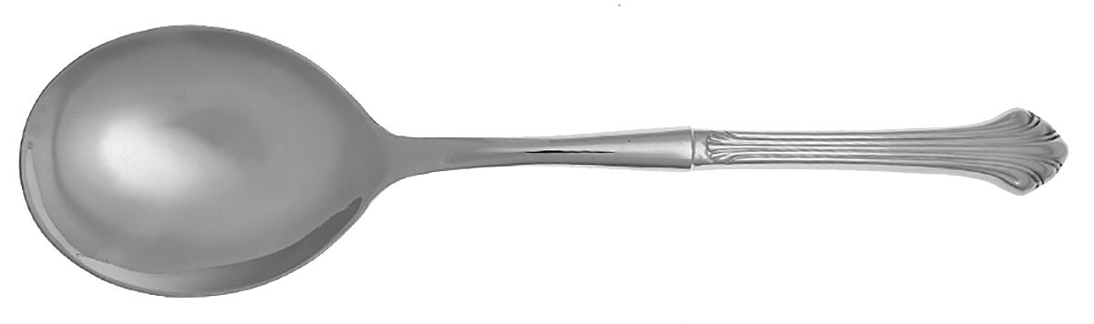 Quintette (Stainless) Casserole Spoon with Smooth Stainless Bowl HC by Gorham Silver-1