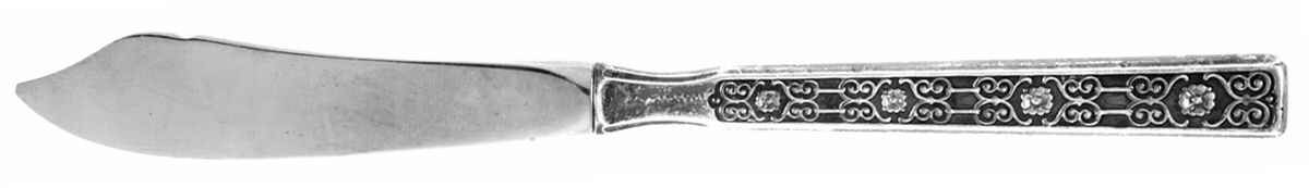 Spanish Tracery (Sterling, 1970) Hollow Handle Master Butter Knife by Gorham Silver-1