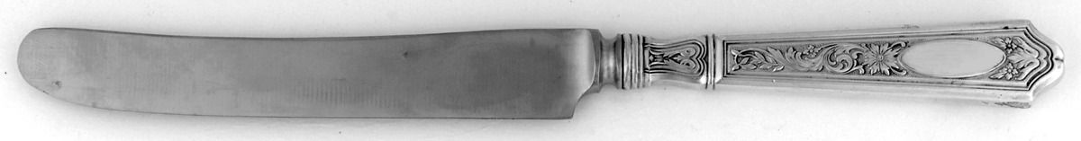 St. Dunstan Chased (Sterling, 1917) New French Hollow Knife with Bolster by Gorham Silver-1