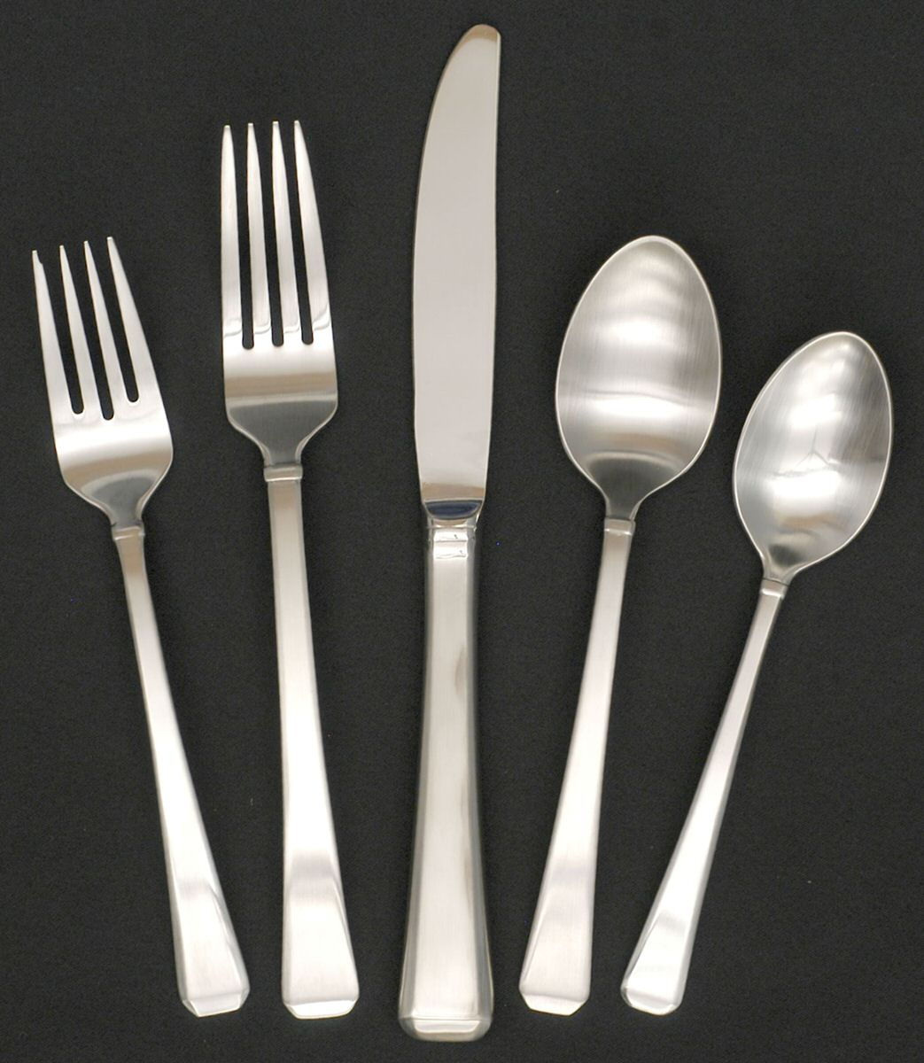Tristan (Stainless) 5 Piece Place Setting by Gorham Silver-1