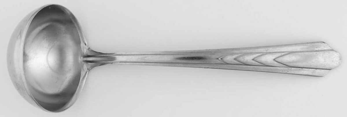 G1M1 (STAINLESS) Solid Gravy Ladle by Gemco-1