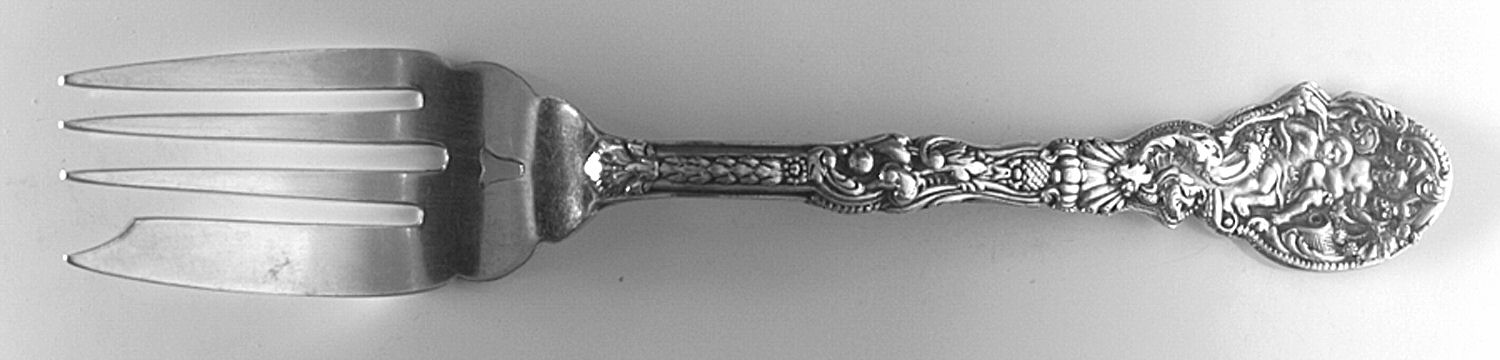 Versailles (Sterling, 1991) Pastry Fork by Gorham Silver-1