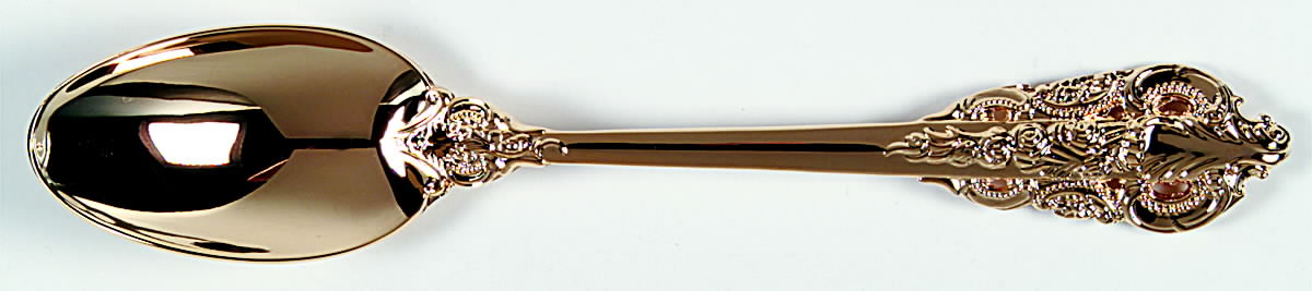Baroque (Gold Electroplate) Tablespoon (Serving Spoon) by Godinger-1