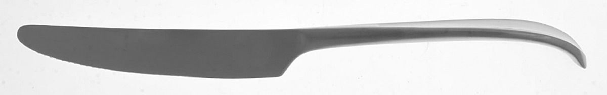 Vivianna (Stainless, Glossy) Individual Steak Knife Hollow Handle Serrate Blade by Georg Jensen (Denmark)-1
